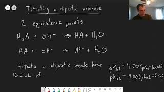 Chapter 11 Polyprotic Titration Curve  CHM 214  110 [upl. by Enialed]