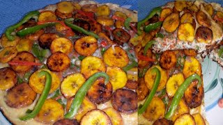 How To Make Plantain and Egg FrittataMake Pizza with Plantain and EggNigeria Pizza Rosifeoma [upl. by Eel]