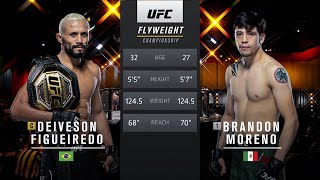 UFC 270 Free Fight Brandon Moreno vs Deiveson Figueiredo 1 [upl. by Lanie]