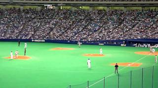 20100904 中日vs巨人 山本昌投手最年長完封の瞬間 [upl. by Melodie]