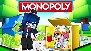 Im the RICHEST in Minecraft Monopoly [upl. by Anirbus]