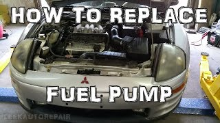 How to Replace Fuel Pump 20002005 Mitsubishi Eclipse [upl. by Karlie]