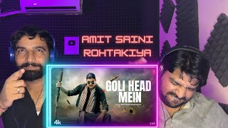 Goli Head Me  Amit Saini Rohtakiya Feat Meenakshi Sharma  New Haryanvi song 2024  Tigdi Reacts [upl. by Lavinia196]