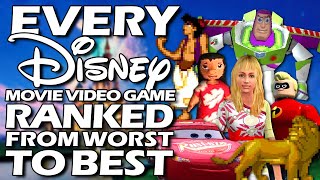 Every Disney Movie TieIn Video Game Ranked From WORST To BEST [upl. by Beasley]