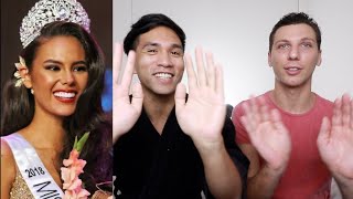 Catriona Gray BottomLine Interview PART 1  Reaction [upl. by Yatnuahc]