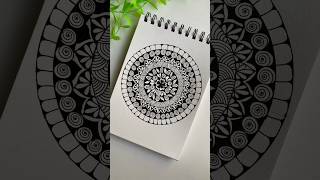 How to draw Mandala for Beginners  mandala art  stepbystep trending youtubeshorts mandala art [upl. by Enrika]