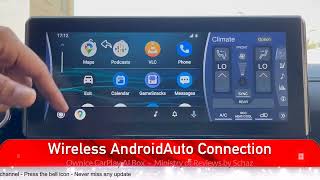 Using Ownice Auto Ai Box to get Wireless Android Auto Connection [upl. by Ahsinwad]