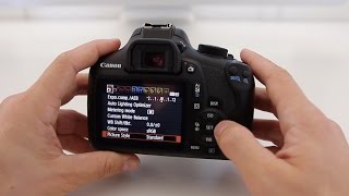 Canon T6 1300D Tutorial  Beginner’s User Guide to the Menus amp Buttons [upl. by Macario]