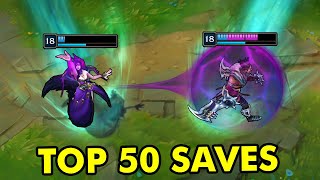 TOP 50 MEMORABLE SAVES EVER IN LEAGUE OF LEGENDS [upl. by Elliot]