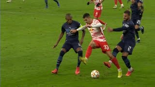 Kyle Walker RED CARD Vs RB Leipzig 🟥 [upl. by Avitzur]