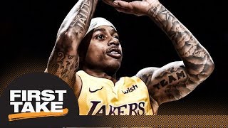 First Take debates if Isaiah Thomas deserved to be traded to Lakers  First Take  ESPN [upl. by Hanimay]