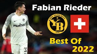 Fabian Rieder Best Of  Goals and skills  BSC Young Boys [upl. by Nwavahs644]