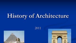 Lecture 03  Egyptian Architecture P [upl. by Dorsey319]