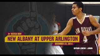 HS Basketball New Albany at Upper Arlington 122214 [upl. by Saxen710]