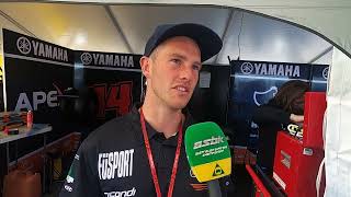 Tom Bramich after FP1 Rnd 6 ASBK 22 [upl. by Jefferey805]