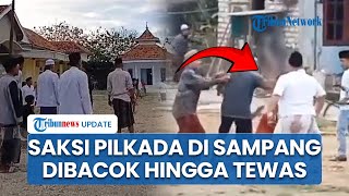 Detikdetik Pembacokan Saksi Pilkada di Sampang Bermula saat Rombongan Cabup Diadang Warga [upl. by Yrrep]