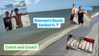 Saltwater Fishing Bowman’s Beach Sanibel FL Catch and Cook [upl. by Aland]