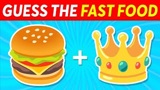 Guess The Fast Food Restaurant by Emoji  Fast Food Emoji Quiz [upl. by Biddy]