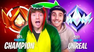 MEXIFY und FIXX erreichen den HÖCHSTEN RANK in FORTNITE UNREAL 🔥👑  FINALE Zero Build [upl. by Ainslee]