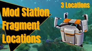 Modification Station Fragments in Subnautica  3 Locations  Subnautica Guide [upl. by Fatsug]