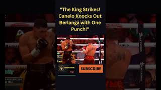 Canelo DESTROYS Berlanga with BRUTAL OnePunch KO [upl. by Aydin]