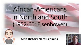 Civil Rights in the USA 1952 to 1960 Eisenhowers Presidency [upl. by Orlena171]