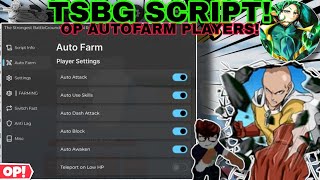 Best Tbsg NS ScriptHack🔥 Op AutoFarm Players Super OPAuto attackSkillsDashamp More PCMobile😎 [upl. by Darrow]