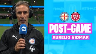 10 Football Postmatch Aurelio Vidmar  120324 [upl. by Yrogreg]