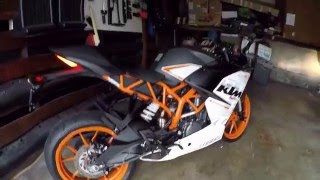 KTM RC 390 Competition Werkes Exhaust [upl. by Neeruan690]