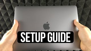 How to SetUp New MacBook Air  first time turning on Manual  step by step guide [upl. by Nerek883]