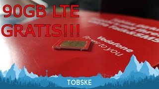 90GB LTE Datenvolumen von Vodafone geschenkt bekommen  So gehts  TutorialAnleitung von Tobske [upl. by Aleuname]