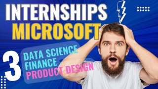 Top 3 Microsoft Internships 2024 APPLY NOW for Data Finance amp Design [upl. by Ahsenal]