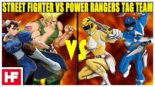 Street Fighter VS Power Rangers Tag Team DeathMatch [upl. by Oiluig]