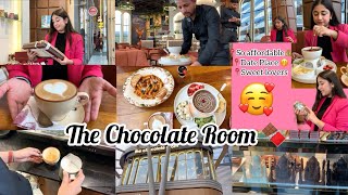 The Chocolate Room🍫Budget Friendly Cafe Perfect Date Place  Sec142 Advant Business Park Noida [upl. by Nnaaihtnyc]