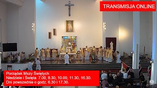 Kościół Miłosierdzia Bożego w Starym Sączu  Transmisja LIVE  Na Żywo [upl. by Adikram]