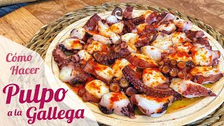 PULPO A LA GALLEGA o PULPO A FEIRA 🐙 Receta tradicional [upl. by Bluefield]