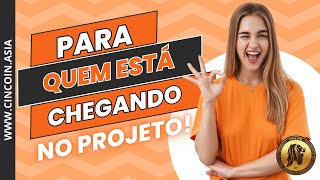 PARA QUEM ESTÁ CHEGANDO NO PROJETO CINCOIN  CRIPTO COMMUNITY  THE NEW BIT [upl. by Eiznekcam]