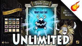 UNLIMITED Winters Feast Chests With The TRADE INN ❄ Dont Starve Together [upl. by Nored680]