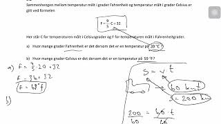 Formler og formelregning 1P matematikk [upl. by Gazzo]