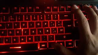 como cambiar el color de un teclado gamer [upl. by Nah]