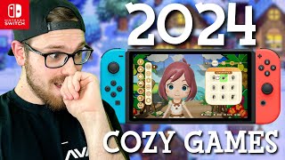 MY MOST Anticipated COZY GAMES For 2024  Nintendo Switch [upl. by Lanod]