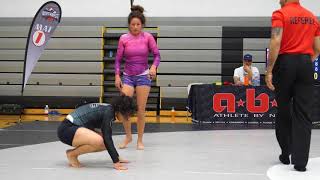 No Gi Janna Van Witbeck vs Stephanie Hernandez 2 [upl. by Yecac589]