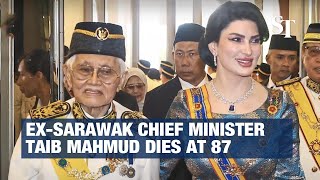 Malaysia ExSarawak chief minister Taib Mahmud dies at 87 [upl. by Kayle345]