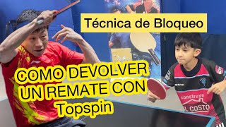 Bloquear para ganar en TENIS DE MESA [upl. by Rosenblatt]