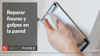 Reparar fisuras y golpes de la pared [upl. by Nosemyaj]