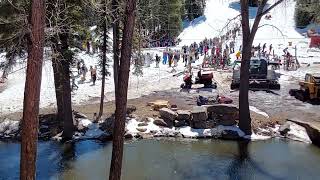 Watching pond skimming to end the season at sipapu ski in 2023 [upl. by Taft]