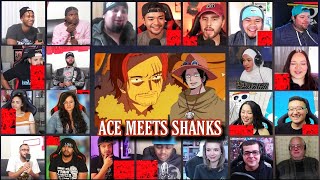 Ace Meets Shanks Reaction Mashup  One Piece Episode 461 [upl. by Erie]