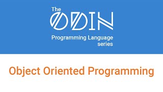 ObjectOriented Programming in Odin [upl. by Ruella852]