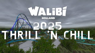 Walibi Holland 2025 Single Rail  Thrill n Chill [upl. by Schrader509]