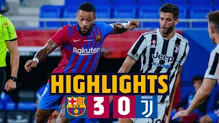 HIGHLIGHTS  Barça 3–0 Juventus  BARÇA WIN GAMPER TROPHY 🏆🏆 [upl. by Anderson919]